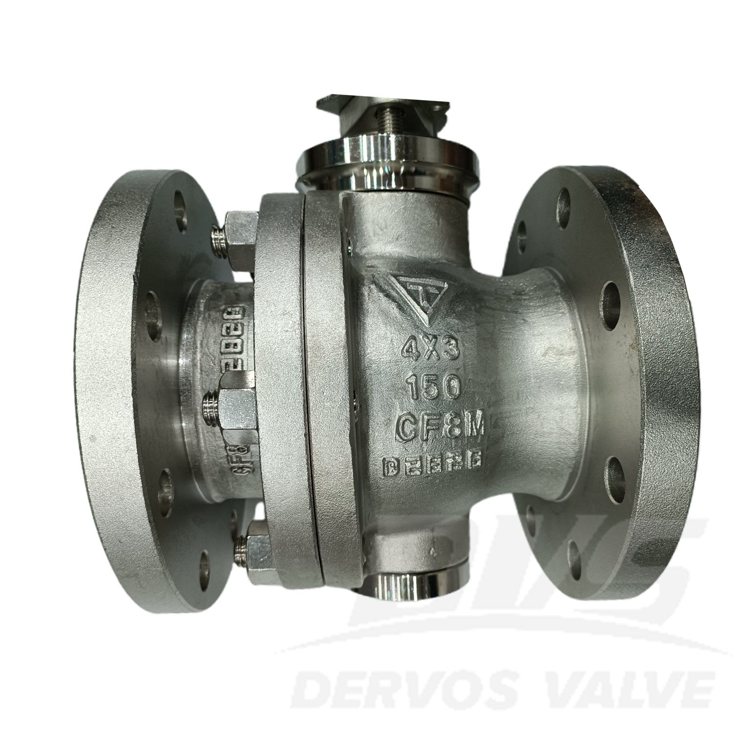 4”X 3” 150LB Trunnion Ball Valve A351-CF8M API6D RF