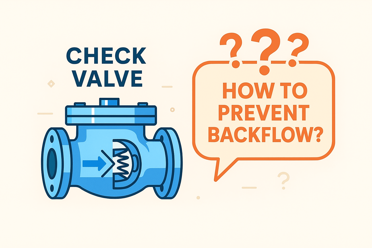 How to Prevent Backflow?The Ultimate Guide to Check Valve Selection and Application