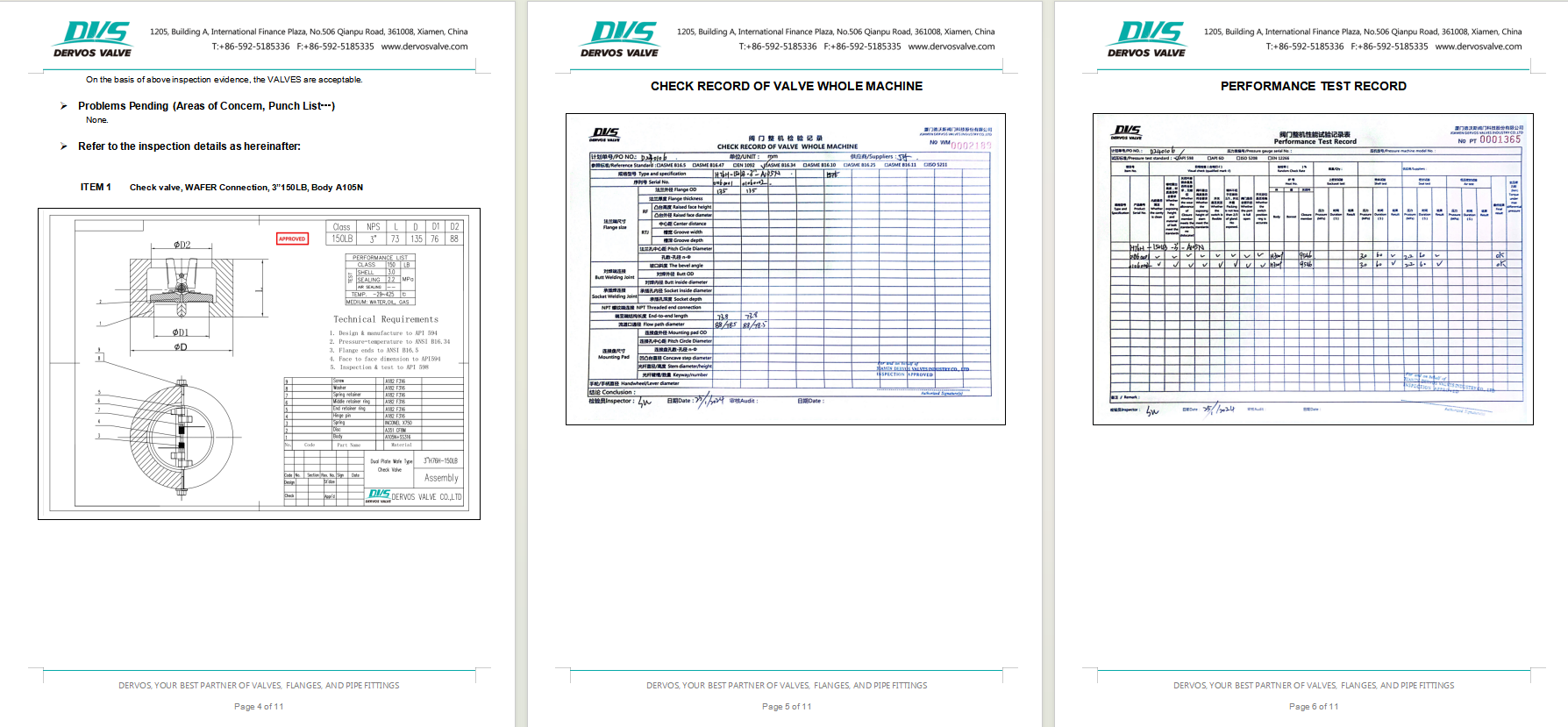 Dual Plate Wafer Check Valve