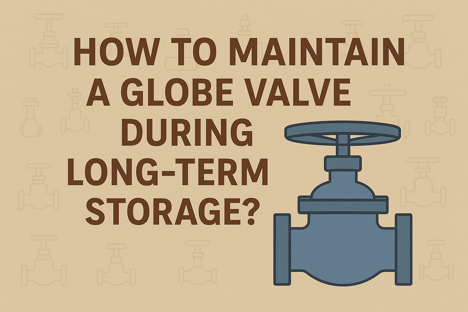 How to Maintain a Globe Valve During Long-Term Storage?