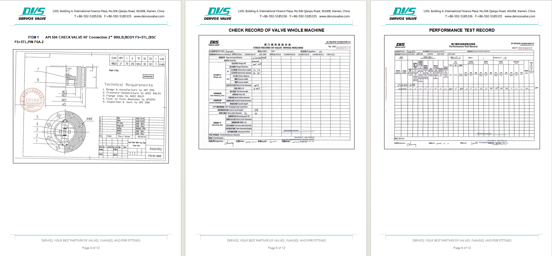 Wafer Type Check Valve