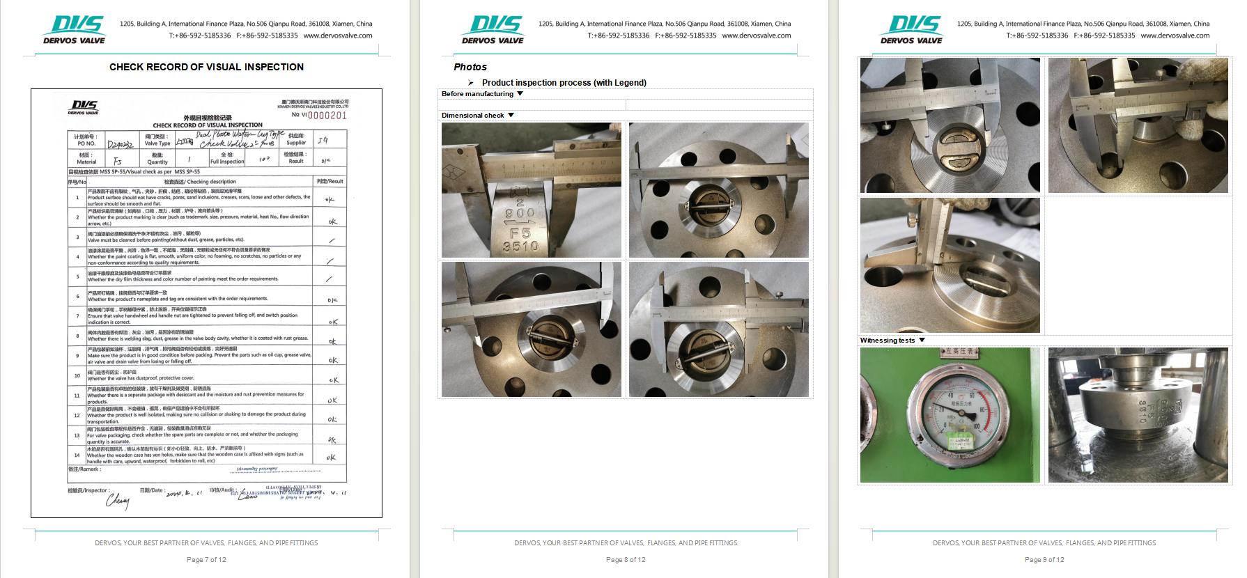 Wafer Type Check Valve