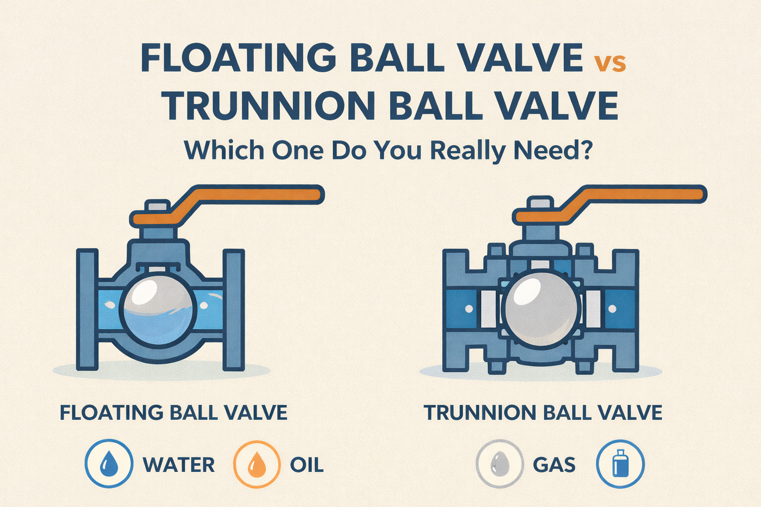 Floating Ball Valve vs Trunnion Ball Valve Which One Do You Really Need