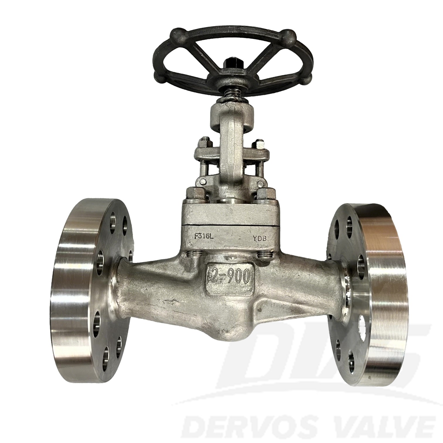 2" 900LB Forged Steel Flange Globe Valve API602 F316L Hand Wheel