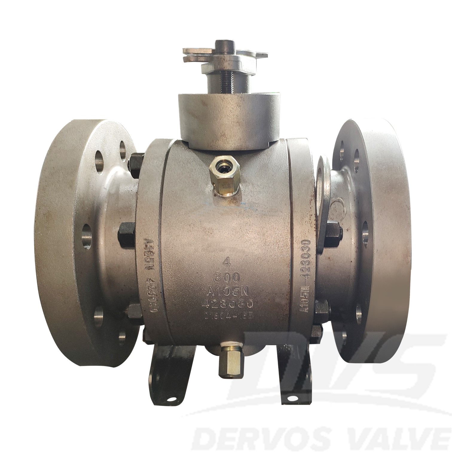 4" 300LB Forged Trunnion Ball Valve RF A105N API 6D