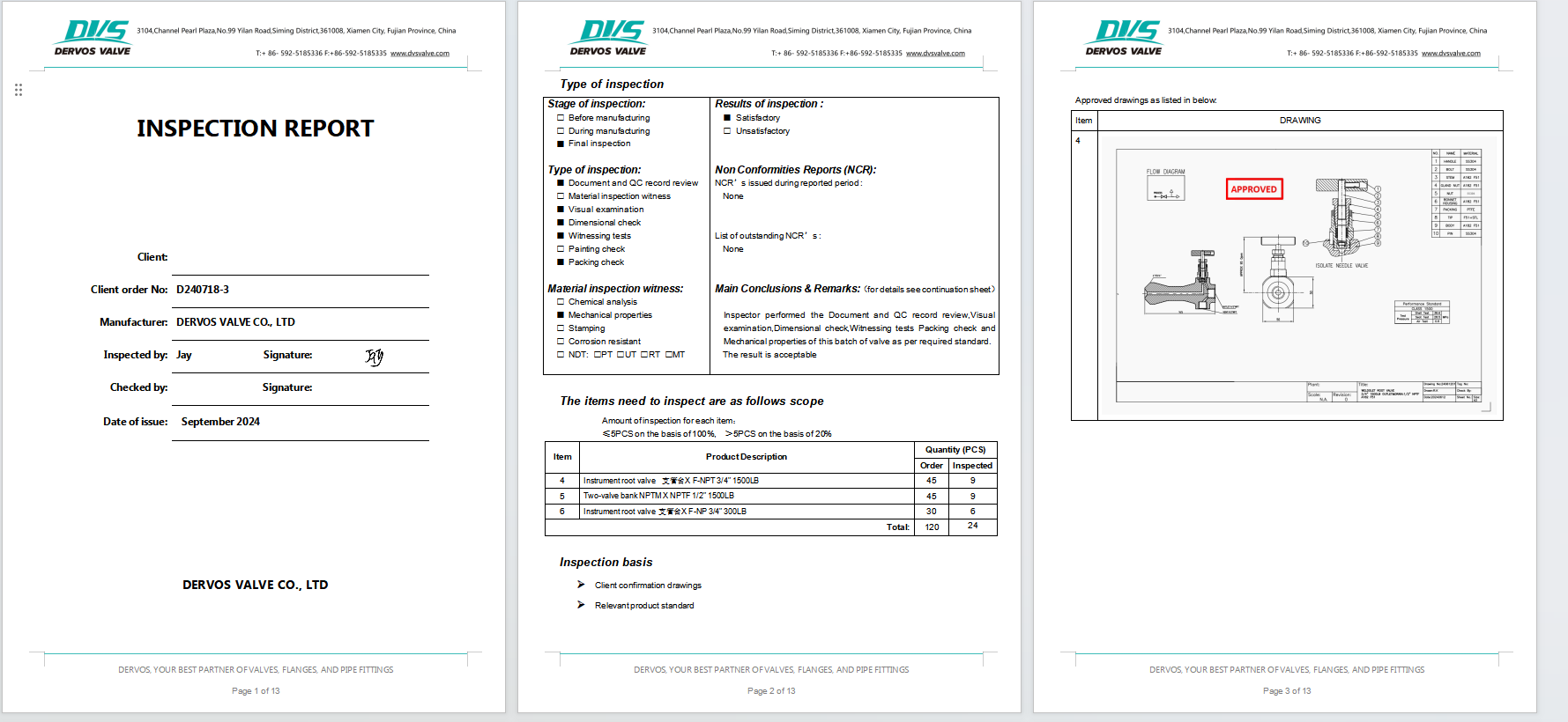  Instrument Root Valve