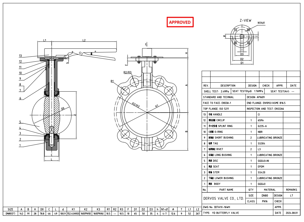 Concentric Butterfly Valve