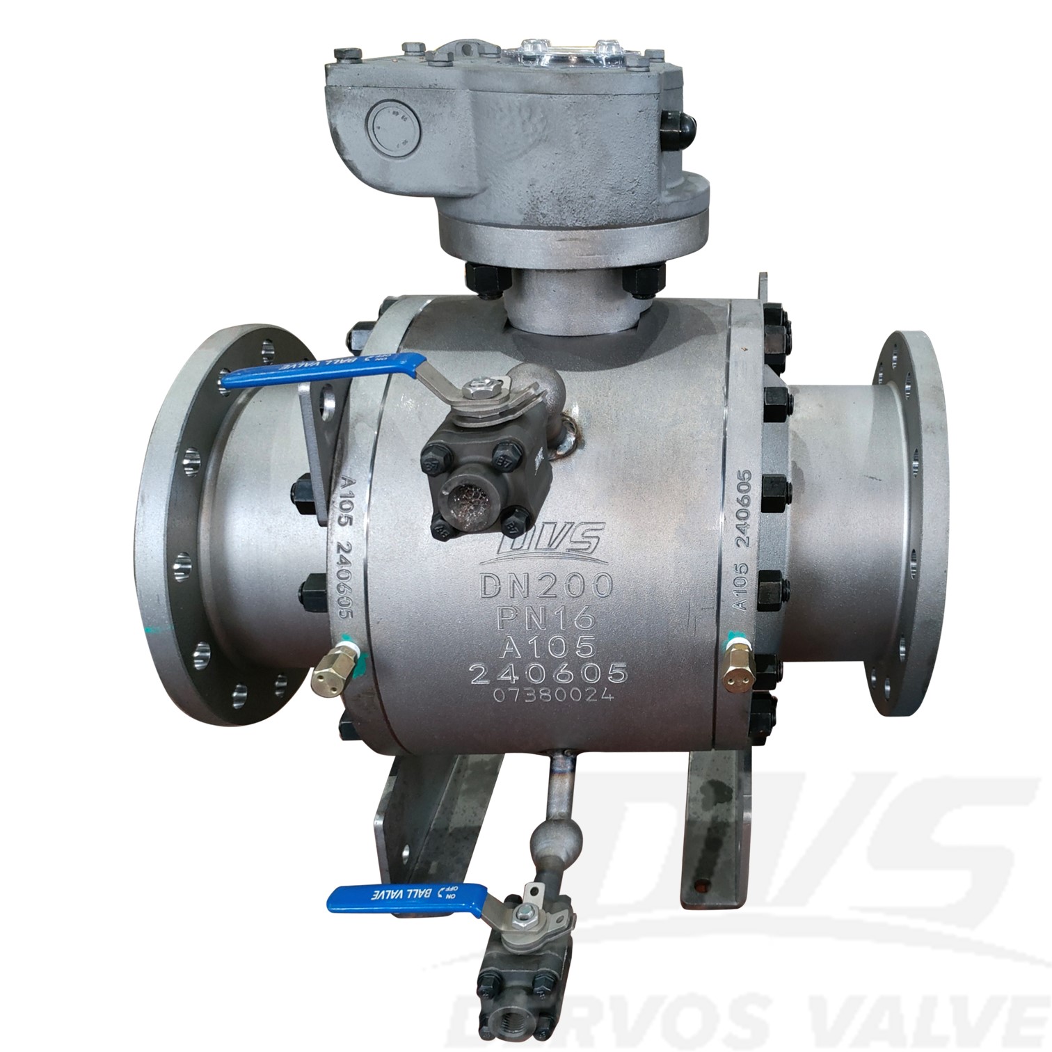 Forged Trunnion Ball Valve DN200 PN16 RF A105
