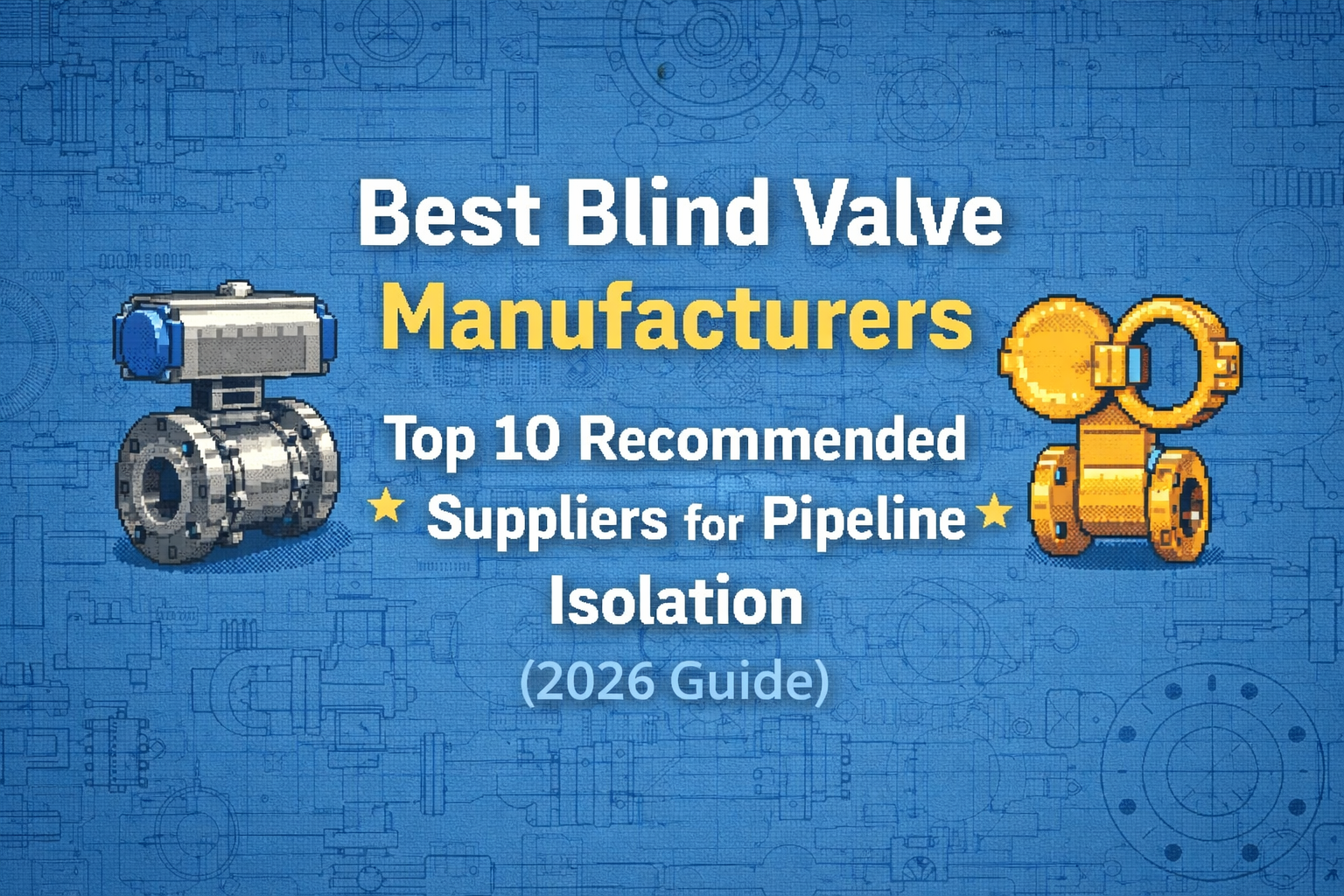 Best Blind Valve Manufacturers: Top 10 Recommended Suppliers for Pipeline Isolation (2026 Guide)
