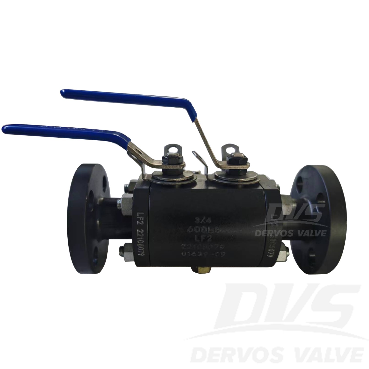 3 PCS Double Block and Bleed Ball Valve 3/4” 600LB RF LF2 API608