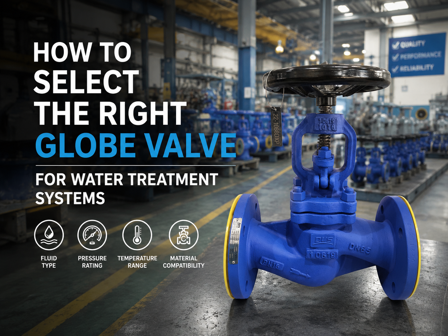 How to Select the Right Globe Valve for Water Treatment Systems