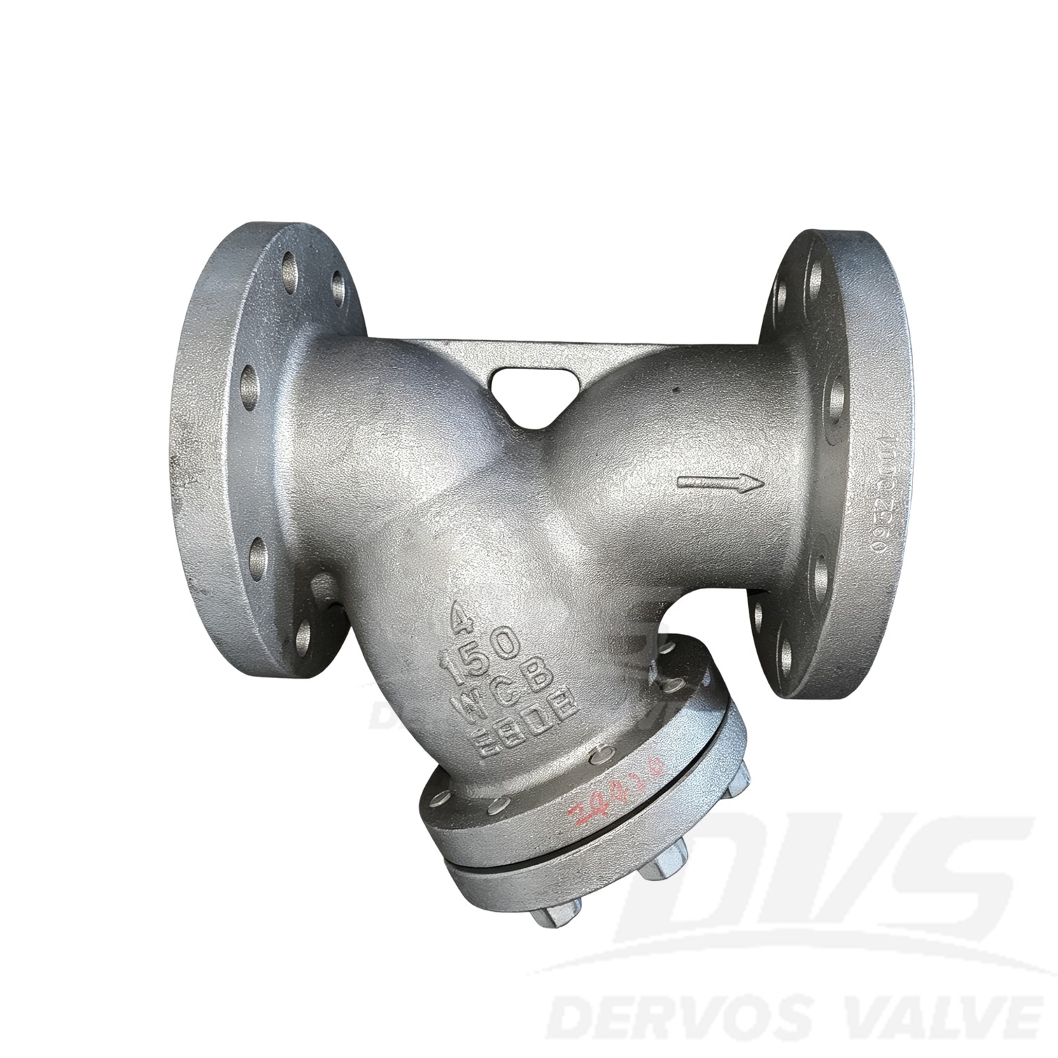 Cast Steel Y Type Strainer 4" 150LB WCB RF ASME B16.34