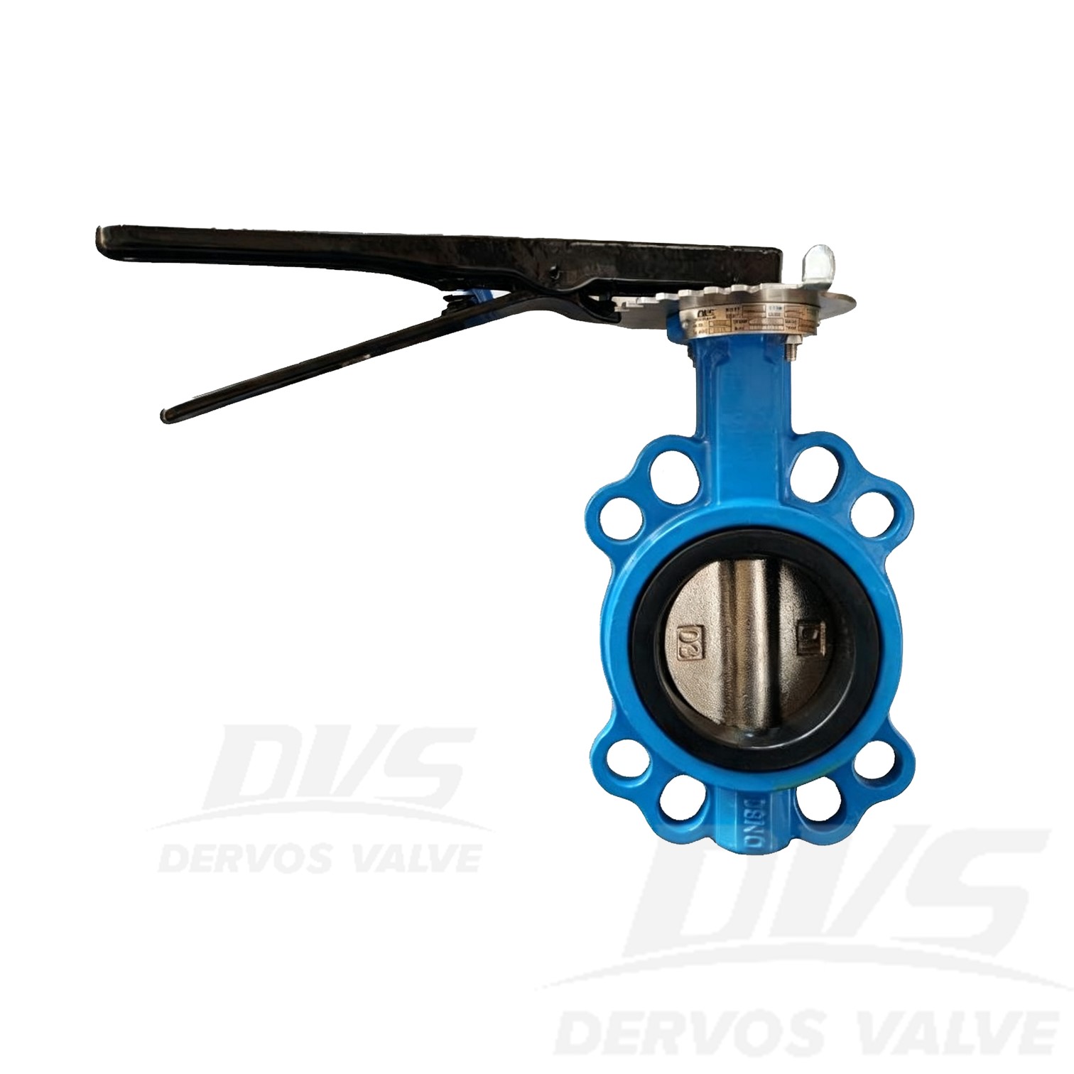 Center Line Wafer Butterfly Valve DN80 PN16 GGG40 Wafer