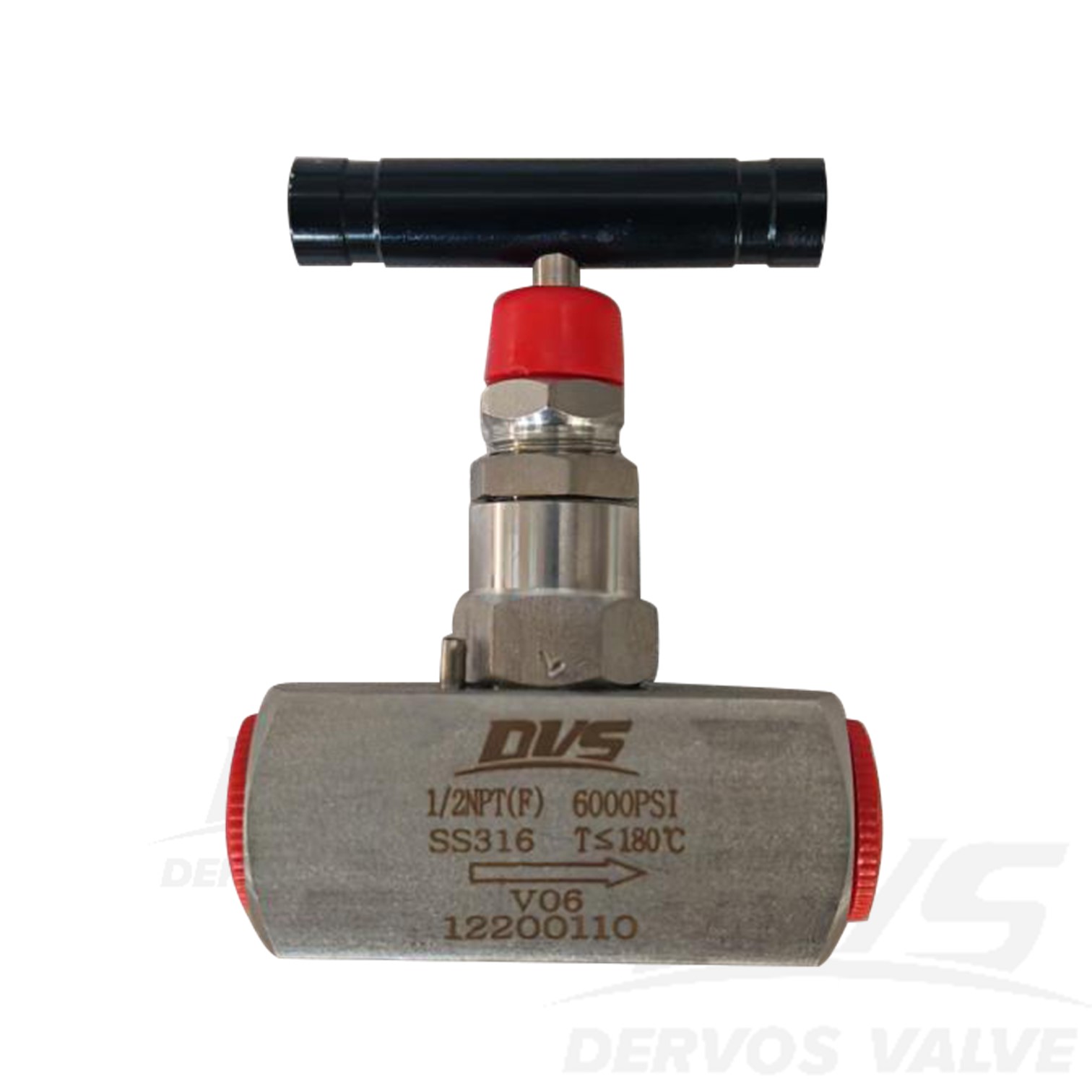 Needle Valve 1/2" 6000 psi SS316L FNPT