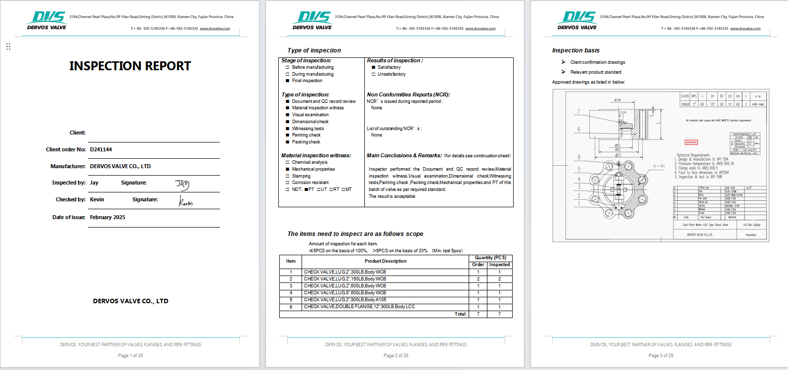Dual Plate Wafer-Lug Check Valve