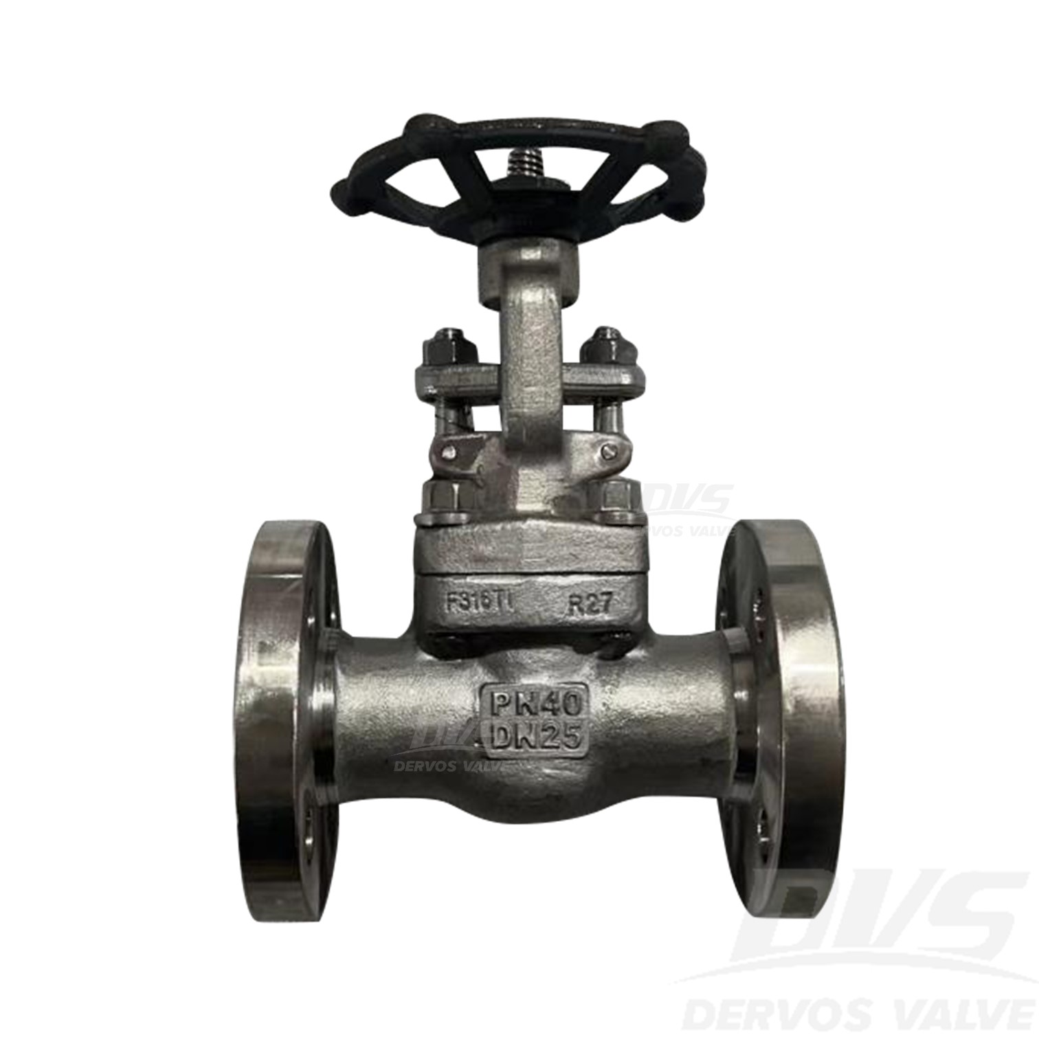 Forged Stainless Steel Gate Valve DN25 PN40 F316Ti EN1092-1 B1